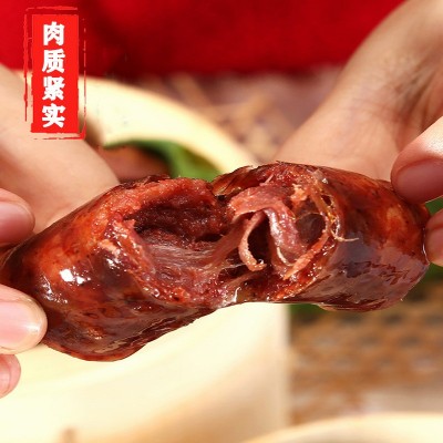 正宗麻辣香肠湖南湘西土特产自制腊肠四川土猪烟熏腊肉腊味美食 1件图4