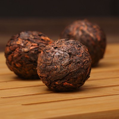 云南普洱茶批发冰岛龙珠熟茶宫廷古树陈香手工纯料工厂直销5 00g1斤图3