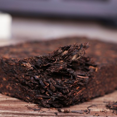 普洱茶老班章砖茶熟茶批发08年云南古树宫廷纯料人工发酵茶 砖250g1块图3