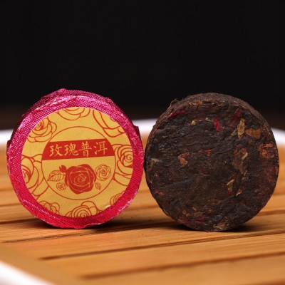 云南普洱小饼茶批发生普洱茶熟茶迷你小沱茶糯米香宫廷古树 纯料7g1斤图5