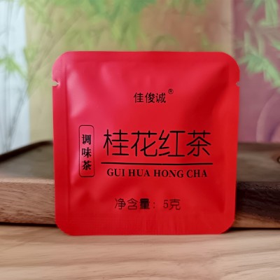 花茶包 桂花红茶 云南古树红茶 桂花 5克/片小茶饼 茶叶批发20片图3