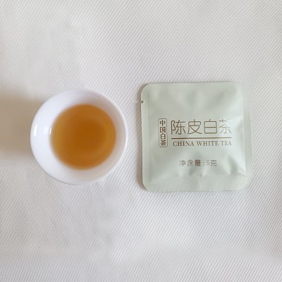 花茶包 陈皮白茶 十年陈皮丝 爱心形状 5克/片 小茶饼 茶叶批发20片图4