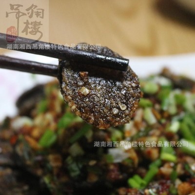 【小额批发】湖南湘西特产土家血粑农家传统血灌肠糯米血肠300g袋 2件图4