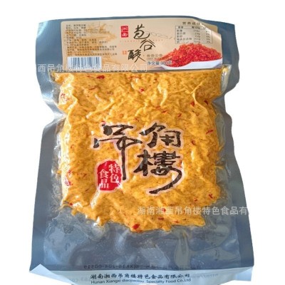 【小额批发】 湘西特色苞谷酸土家开味菜下饭菜渣辣子袋装生300g 1袋图5