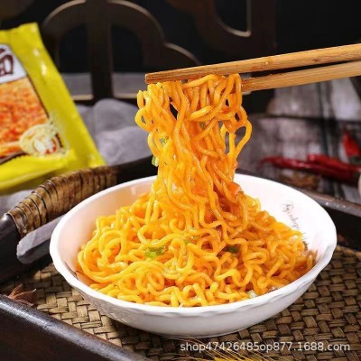 同碗福蟹黄拌面袋装速食干拌早餐夜宵泡面炸酱面方便面整箱批发 20袋图3