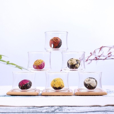 花茶云南普洱茶叶 手工精品龙珠花茶 普洱生茶 六种口味 50 0g散装1斤图2