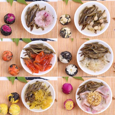 批发云南普洱茶龙珠花茶 茉莉百合牡丹黄菊玫瑰白菊 六味 龙珠花茶1盒图3