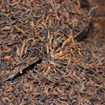 尊品女儿红云南普洱茶熟茶古树普洱散茶陈年宫廷金芽普洱特级500g1斤