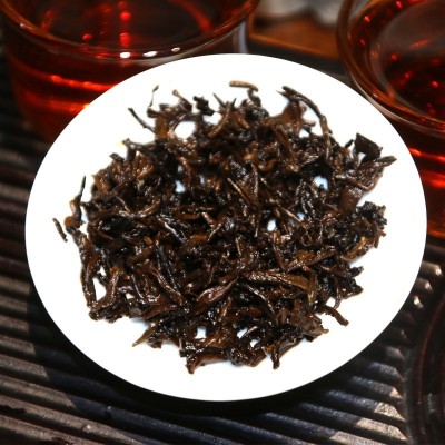尊品女儿红云南普洱茶熟茶古树普洱散茶陈年宫廷金芽普洱特级500g1斤图2