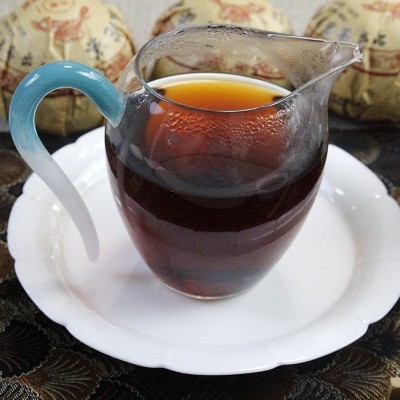 批发2019年云南凤凰沱茶普洱熟茶100克金芽沱黑茶茶叶1个图4