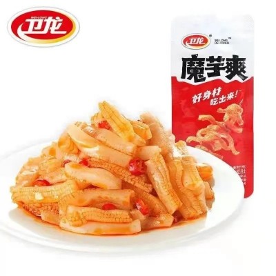卫龙魔芋爽15g加量装盒装素毛肚素肉辣条麻辣网红小零食休闲食品 10包图5