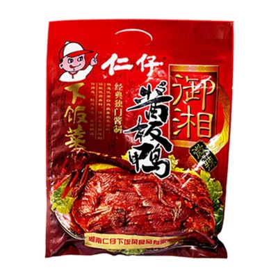 湖南风味仁仔400克酱板鸭鸭肉类熟食食品香辣小吃批发零食卤味配 2包图4