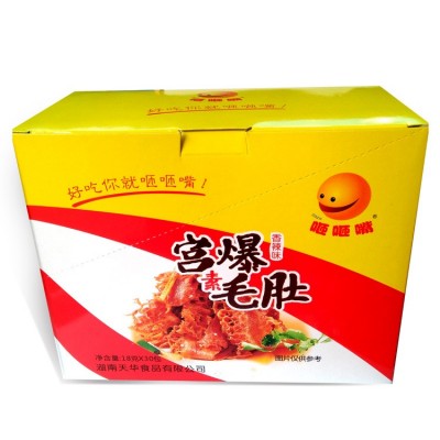 咂咂嘴辣条30包宫爆素毛肚爆辣食品魔芋爽零食豆皮批发一 件代发 1盒图4