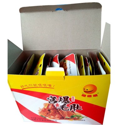 咂咂嘴辣条30包宫爆素毛肚爆辣食品魔芋爽零食豆皮批发一 件代发 1盒图5