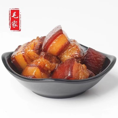 湖南韶山特产汤妈妈毛家食品毛氏红烧肉200g东坡肉真空装加热即食 2盒图4