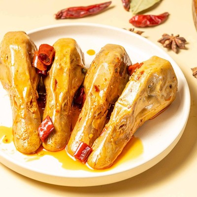 批发麻辣特产鸭头香辣卤味商用熟食冷吃开袋即食KTV酒吧小吃零食1个图3