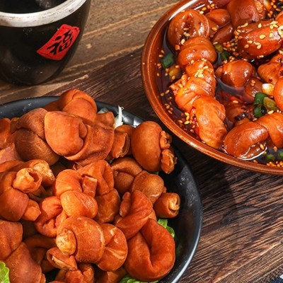卤冒节子肥肠结子小肠结火锅小吃夜市摆摊冒节子商用食材餐饮熟食2包