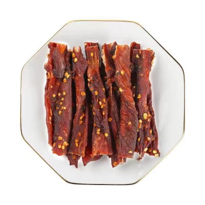 风干鸡肉胸肉干肉条零食低卡脂解馋肥休闲食品小吃商用批发一袋1袋图5