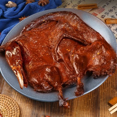 王饺儿常德酱板鸭300g湖南特产香辣鸭肉卤味手撕整只特辣年货批发 2包图4