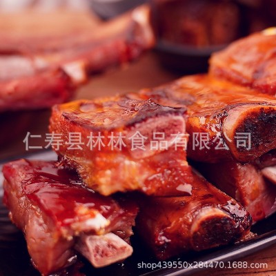 腊丰村腊排骨咸排骨烟熏排骨自制四川重庆特产无龙骨精排寸排肋排2袋图4