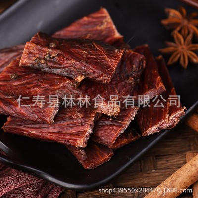 蜀丈人四川特产风干肉干超干麻辣手撕猪肉猪肉脯200g袋装2袋图3