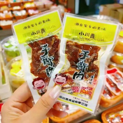 小川贵大片麻辣肉/手撕肉干 湖南特产麻辣猪肉熟食 独立散称5斤装 1包图3