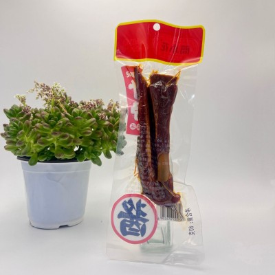 简小花80g即食香辣味猪寸骨酱板味网红休闲零食湖南特色食品 10包图3