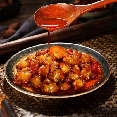 掌中宝麻辣鸡脆骨即食小吃办公休闲零食香辣新鲜辣子鸡肉2袋图4