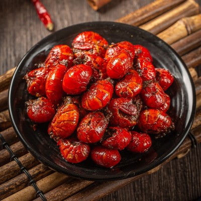 谢霸冷吃麻辣小龙虾100g即食零食熟食香辣虾球海鲜即食龙虾尾袋装2袋图4