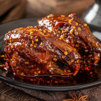 麻辣兔头2个装 冷吃麻辣兔肉休闲零食开袋即食四川特色小吃批发2包