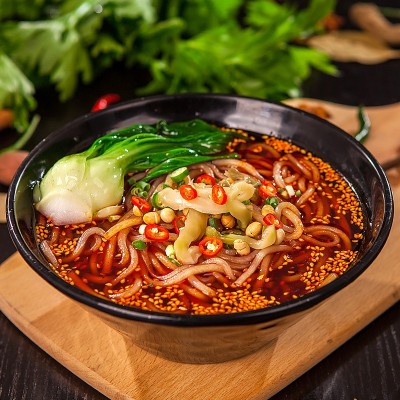 雅叔正宗重庆酸辣粉袋装粉丝速食食品批发整箱商用麻辣米 线厂家 1袋图3