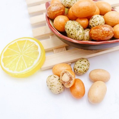 武顺逗裹衣花生 休闲食品5斤袋装多彩豆鱼皮花生海苔酱香原味混合 1袋图2
