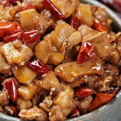 自贡冷吃兔四川特产小吃麻辣兔肉零食休闲食品厂家批发源头货源2包