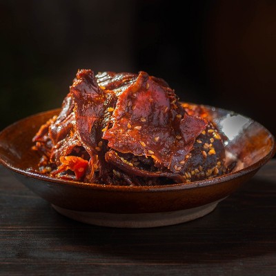 火边子牛肉风干四川自贡美食特产私房菜零食麻辣小吃五香牛肉片2袋图4