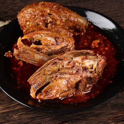 麻辣兔头批发自贡冷吃兔 四川特产源头工厂 现炒现发熟食兔肉零食2袋图4