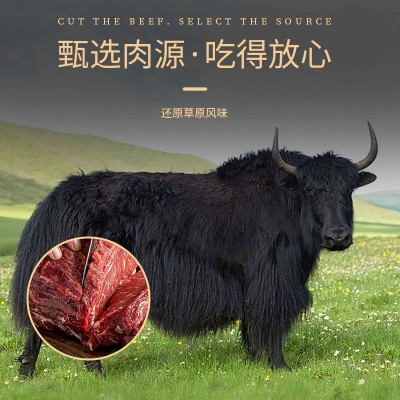 牦牛沟正宗四川牛肉干250g手撕风干牛肉干耐嚼休闲零食小吃牛肉条1斤图4