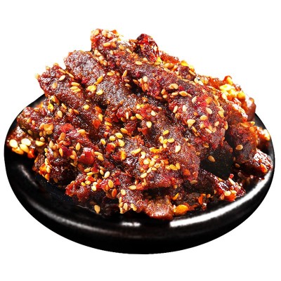 一斤装四川特产 老川东散装称重牛肉干 地摊小卖部批发牛 肉零食1斤图5
