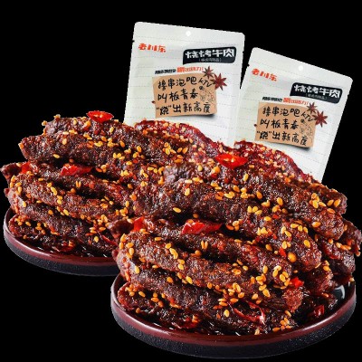 老川东麻辣牛肉干成都重庆年货烧烤牛肉特产 零食工厂代发 牛肉干1袋图5