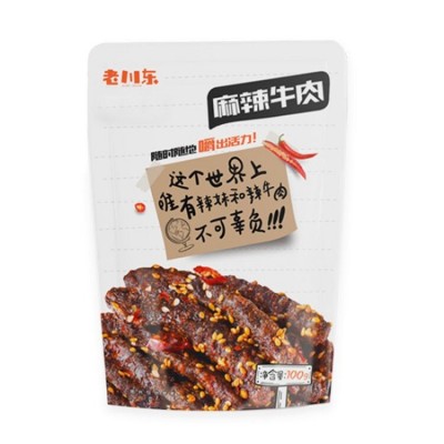 老川东麻辣牛肉干成都重庆年货烧烤牛肉特产 零食工厂代发 牛肉干1袋图3