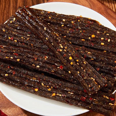 双娇辣丝臭干子素羊排摆摊清真麻辣原味零食便利店辣条整 箱大批发 1包图2