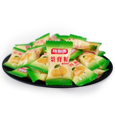 工厂-批发散称小袋包装润薄荷味砂板喉百草颗粒大板块手工梨膏糖   60斤图5