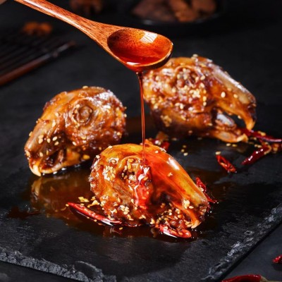 麻辣兔头四川特产成都自贡风味小吃卤味熟食开袋即食兔子头下酒菜1袋图2