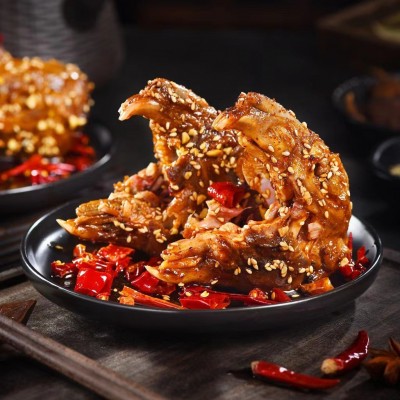 麻辣兔头四川特产成都自贡风味小吃卤味熟食开袋即食兔子头下酒菜1袋