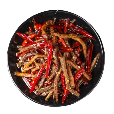下单现做麻辣冷吃牛肉酒吧KTV川渝风味冷吃牛肉丝条150g 鲜香麻辣1袋图4