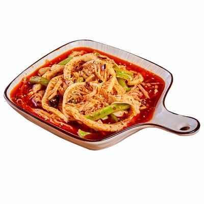 蜀小萌冷吃红油千层毛肚牛肉贡菜凉拌即食免煮熟食川渝麻辣零食1盒图5