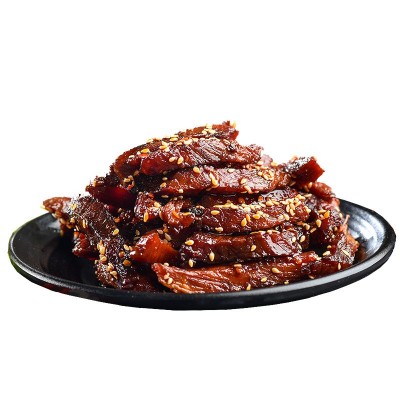 四川酱卤牛肉干麻辣味休闲食品特产零食厂家卤汁牛肉散称批 发代发2袋