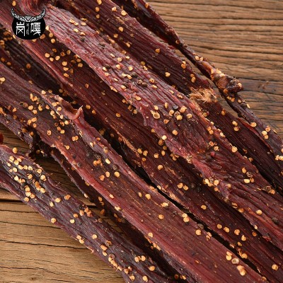 厂家手撕风干猪肉风干肉同类特产地摊风味小吃猪肉风干脯零食包邮2袋