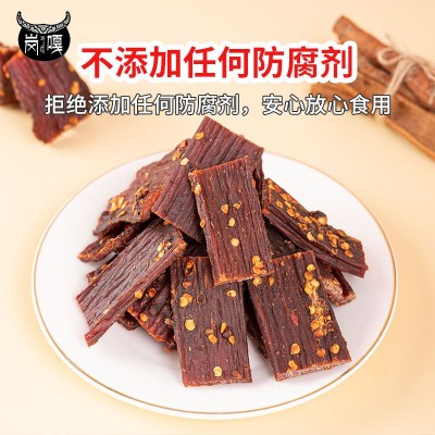 厂家批特产小吃风干手撕猪肉一斤装青花椒味休闲零食景区风干猪肉2斤图2