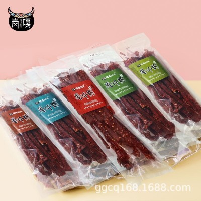 厂家批特产小吃风干手撕猪肉一斤装青花椒味休闲零食景区风干猪肉2斤图3
