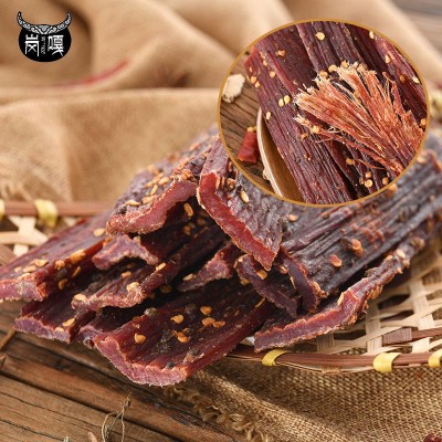 厂家批特产小吃风干手撕猪肉一斤装青花椒味休闲零食景区风干猪肉2斤